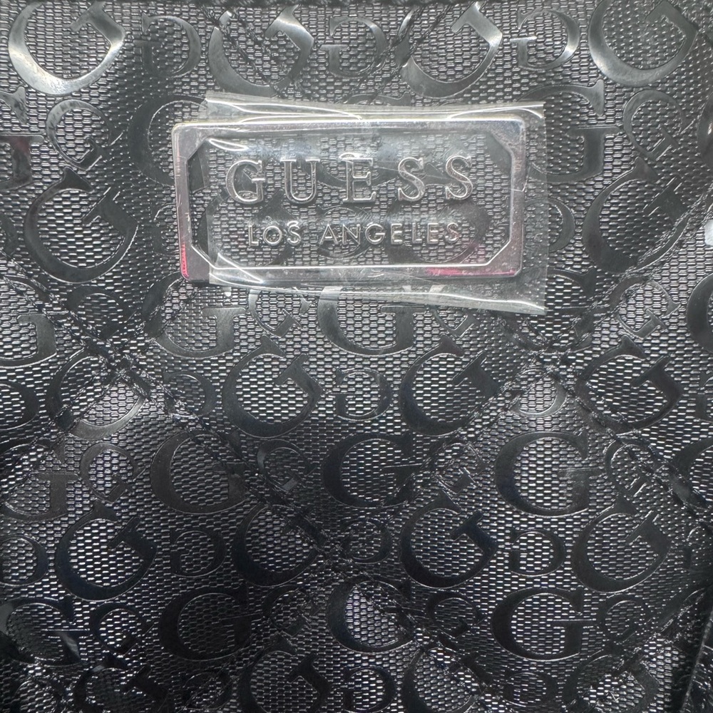Guess Black Monogram Tote Bag - Picture 6 of 17